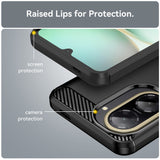 Husa pentru Xiaomi Redmi A5 4G (Regional), Techsuit Carbon Silicone, negru