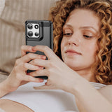Husa pentru Motorola Moto G56, Techsuit Carbon Silicone, negru