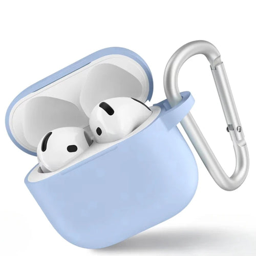 Husa casti pentru AirPods 4, Blueo Liquid Silicone Protect Case Sky