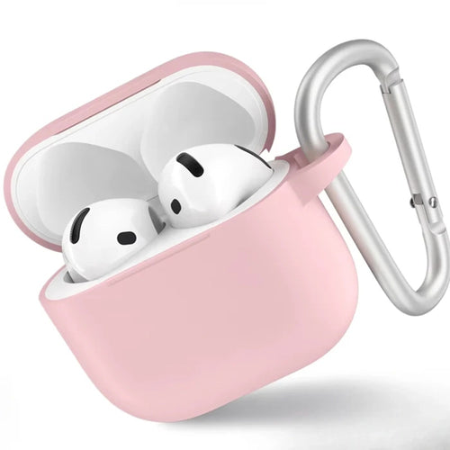 Husa casti pentru AirPods 4, Blueo Liquid Silicone Protect Case Sand