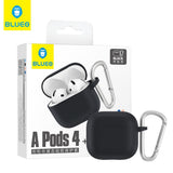 Husa casti pentru AirPods 4, Blueo Liquid Silicone Protect Case