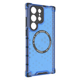 Husa pentru Samsung Galaxy S25 Ultra, Techsuit HoneyComb Shield MagSafe, alb