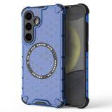 Husa pentru Samsung Galaxy S24, Techsuit HoneyComb Shield MagSafe, alb