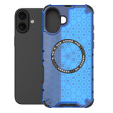 Husa pentru iPhone 16, Techsuit HoneyComb Shield MagSafe, alb
