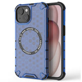 Husa pentru iPhone 14, Techsuit HoneyComb Shield MagSafe, alb