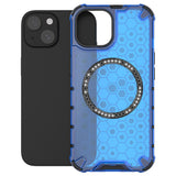 Husa pentru iPhone 14, Techsuit HoneyComb Shield MagSafe, alb