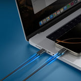 Cablu Spigen de date Essential EB6010CC (ACA08718), Incarcare rapida, 2x Type-C, 60W, 480Mbps, 1m, negru