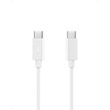 Cablu Spigen de date Essential EB6020CC (ACA08719), Incarcare rapida, 2x Type-C, 60W, 480Mbps, 2m, alb