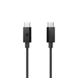 Cablu Spigen de date Essential EB6020CC (ACA08720), Incarcare rapida, 2x Type-C, 60W, 480Mbps, 2m, negru