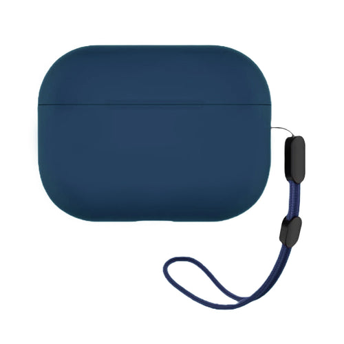 Husa casti pentru AirPods Pro, Blueo Liquid Silicone Protect Case Navy