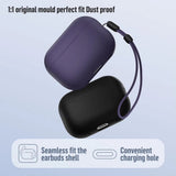 Husa casti pentru AirPods Pro, Blueo Liquid Silicone Protect Case