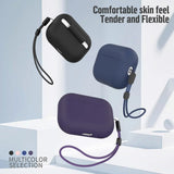Husa casti pentru AirPods Pro, Blueo Liquid Silicone Protect Case