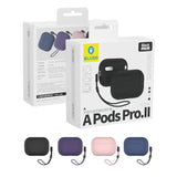 Husa casti pentru AirPods Pro, Blueo Liquid Silicone Protect Case
