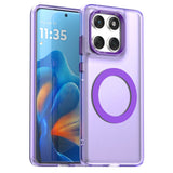 Husa pentru Motorola Edge 60 Fusion, Techsuit CandyCase MagSafe, alb