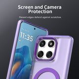 Husa pentru Motorola Edge 60 Fusion, Techsuit CandyCase MagSafe, alb