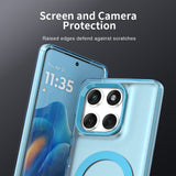 Husa pentru Motorola Edge 60 Fusion, Techsuit CandyCase MagSafe, alb