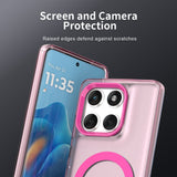 Husa pentru Motorola Edge 60 Fusion, Techsuit CandyCase MagSafe, alb