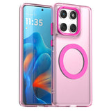 Husa pentru Motorola Edge 60 Fusion, Techsuit CandyCase MagSafe, alb
