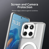 Husa pentru Motorola Edge 60 Fusion, Techsuit CandyCase MagSafe, alb
