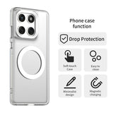Husa pentru Motorola Edge 60 Fusion, Techsuit CandyCase MagSafe, alb