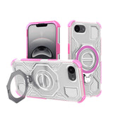 Husa pentru iPhone 16e, Techsuit Carbon Shield PRO, roz
