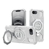 Husa pentru iPhone 16e, Techsuit Carbon Shield PRO, alb