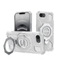 Husa pentru iPhone 16e, Techsuit Carbon Shield PRO, alb