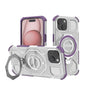 Husa pentru iPhone 15, Techsuit Carbon Shield PRO, mov