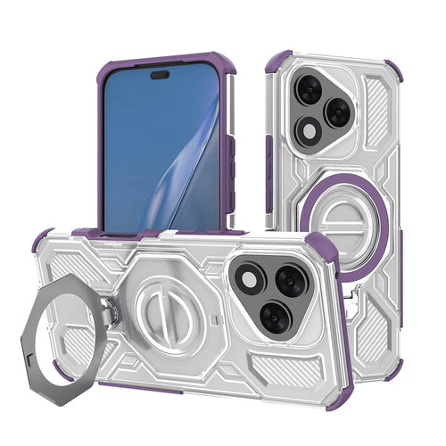 Husa pentru Honor 400 Lite, Techsuit Carbon Shield PRO, mov