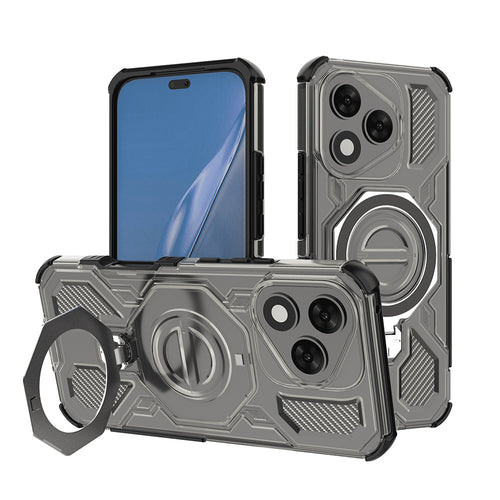 Husa pentru Honor 400 Lite, Techsuit Carbon Shield PRO, fumuriu