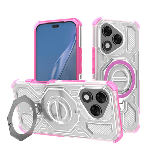 Husa pentru Honor 400 Lite, Techsuit Carbon Shield PRO, roz
