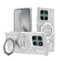 Husa pentru Motorola Edge 60 Pro, Techsuit Carbon Shield PRO, alb