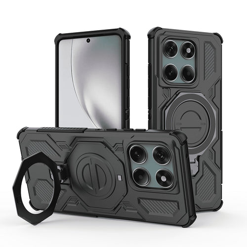 Husa pentru Motorola Edge 60 Pro, Techsuit Carbon Shield PRO, negru