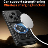Husa pentru Xiaomi Redmi 14C, Techsuit RuggedCam, albastru