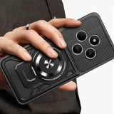 Husa pentru Xiaomi Redmi 14C, Techsuit RuggedCam, albastru