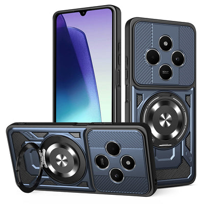 Husa pentru Xiaomi Redmi 14C, Techsuit RuggedCam, albastru
