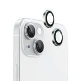 Folie de protectie pentru iPhone 15, Blueo Original Metal Frame Lens Protector