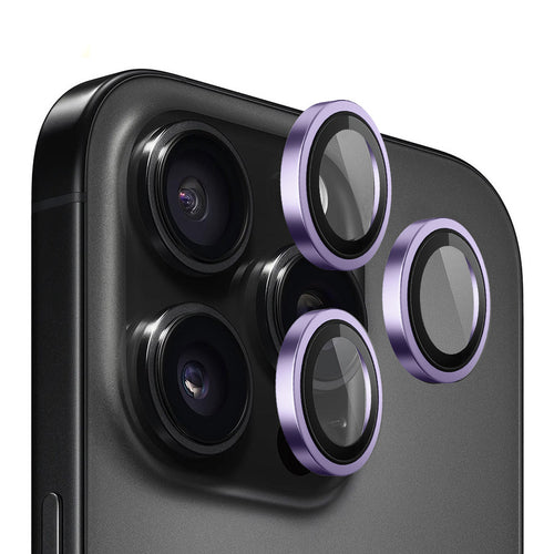 Folie de protectie pentru iPhone 14 Pro, Blueo Original Metal Frame Lens Protector
