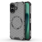 Husa pentru iPhone 17, Techsuit HoneyComb Shield MagSafe, alb