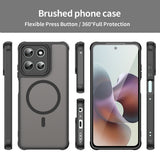 Husa pentru Motorola Moto G56, Techsuit HaloFrost II MagSafe, negru