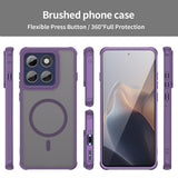 Husa pentru Motorola Edge 60 Pro, Techsuit HaloFrost II MagSafe, mov