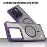 Husa pentru Motorola Edge 60 Pro, Techsuit HaloFrost II MagSafe, mov