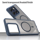 Husa pentru Motorola Edge 60 Pro, Techsuit HaloFrost II MagSafe, bleumarin