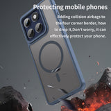 Husa pentru Motorola Edge 60 Pro, Techsuit HaloFrost II MagSafe, bleumarin