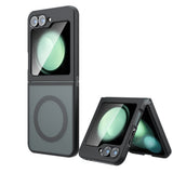 Husa pentru Samsung Galaxy Z Flip6, Techsuit PureFrost MagSafe, negru frost