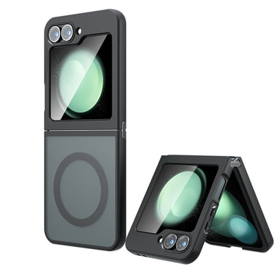 Husa pentru Samsung Galaxy Z Flip6, Techsuit PureFrost MagSafe, negru frost