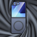 Husa pentru Samsung Galaxy Z Flip7, Techsuit PureFrost MagSafe, negru frost