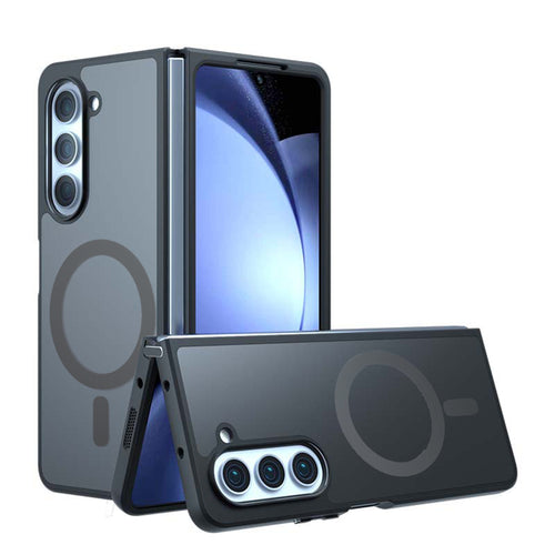 Husa pentru Samsung Galaxy Z Fold6, Techsuit PureFrost MagSafe, negru frost
