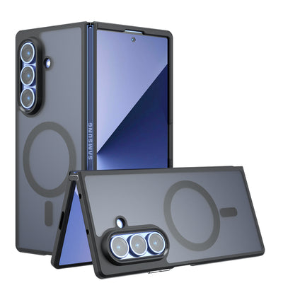 Husa pentru Samsung Galaxy Z Fold7, Techsuit PureFrost MagSafe, negru frost