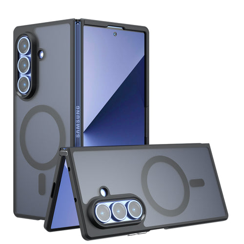 Husa pentru Samsung Galaxy Z Fold7, Techsuit PureFrost MagSafe, negru frost